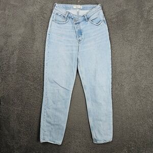 Abercrombie & Fitch Light Wash Straight Leg Jeans